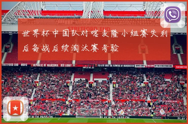世界杯中国队对喀麦隆小组赛失利后备战后续淘汰赛考验
