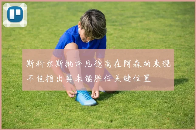 斯科尔斯批评厄德高在阿森纳表现不佳指出其未能胜任关键位置